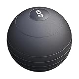 GORILLA SPORTS® Medizinball - 3kg, 5kg, 7kg, 10kg, 15kg, 20kg Gewichte, Einzeln/Set, mit Griffiger Oberfläche, rutschfest, Schwarz - Gewichtsball, Fitnessball, Slamball, Trainingsball