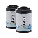 riva Filter | STANDARD Duschfilter 2er-Set Ersatzkartuschen, Wasserfilter - schützt vor Chlor und Schadstoffen. Reduziert Kalk-Belag, Hzwo-kompatibel