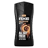 Axe 3-in-1 Duschgel & Shampoo Dark Temptation für ganztägige Frische, unwiderstehlichen Duft und eine angenehme Dusche dermatologisch getestet 250 ml