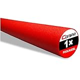Conipa® - 1 Stück Schwimmnudel (160 x 7 cm) Kinder & Erwachsene (aus Schaumstoff) - Poolnudel & Pool-Spielzeug Set ab 3-10 Jahre (Made IN Europe) - Pool Wassernudel & Pool-Nudel (1 x Rot)