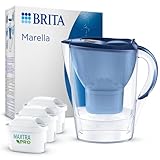 BRITA Wasserfilter Kanne Marella blau (2,4l) inkl. 3x MAXTRA...