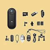 4K Action Cam, 64GB Mini Bodycam, Wasserdichte Kamera, Fahrrad Dashcam, Wifi Action Camera, Körperkameras, Helmkamera Motorrad, Sportkamera mit Magnetisch und 360°-Klammer für Radfahren Surfen