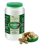 VITA IDEAL Vegan® Weißdorn 360 Kapseln - Crataegus monogyna - Weißdorn - Beeren Tagesportion 1000mg, Pulver rein natürlich ohne Zusatzstoffe, original von VITAIDEAL.