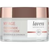 lavera My Age festigende Tagespflege - mit Hibiskus & Ceramide - für reife Haut - gegen Pigmentflecken - Straffheit - bio - Naturkosmetik - 50 ml
