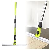 Abzieher Dusche Boden, with 130cm Long Handle Abzieher Boden, Gummibesen Mit Abzieher Reinigt Glas,Feinstaub,Haare und Flüssigkeiten