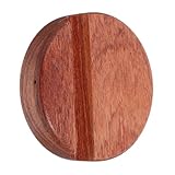 Angoily Handyhalter aus Holz Stabiler Cellphone Holder Stand mit Runder Basis Eleganter Smartphone Ständer als Tischdekoration für Büro Wohnzimmer Schlafzimmer