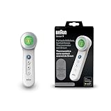 Braun Sensian 7 Kontaktloses Stirnthermometer | Age Precision Technologie | 3-in1 | Farbcodiertes Digitaldisplay | Geeignet für Babys und Kinder | Die #1 Marke bei Ärzten(1) | BNT400