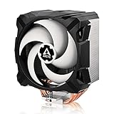 ARCTIC Freezer A35 - Single-Tower CPU Kühler für AMD, druckoptimierter 120 mm P-Lüfter, 0-1800 RPM, Semi-Passiv, 4 Heatpipes, inkl. MX-5 Wärmeleitpaste - Schwarz