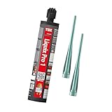 TOX Verbundmörtel Liquix Pro 1 styrolfrei 280 ml (1 Stk.) M, Injektionsmörtel für hohe Lasten bis zu 13,3 Tonnen Gewicht, mit 2x Statikmischer Liquix Mix, 084100081