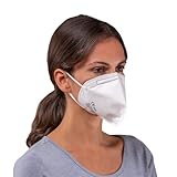 elastocare 10x FFP3 Atemschutzmaske Zertifiziert Made IN Germany FFP3 Maske Staubschutzmaske Atemmaske Staubmaske 10 Stück verpackt in Aufbewahrungsbox und hygienischen PE-Beutel (10)