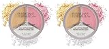 Physicians Formula Mineral Wear 3-in-1 Fixier-Puder, Transparentes Mineralisches Fixierpuder zum Festigen, Aufhellen und Konturieren von Make-up, Makelloses Finish (Packung mit 2)