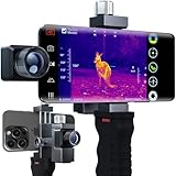 Wärmebildkamera Jagd Thermal Master T2 Pro Wärmebild-Monokular Nachtsichtgerät 13-mm Brennweite 15x Zoom Wärmebildfernglas mit Taktischem Griff, IOS-Version, Passt für iPhone 15/16/16 Max