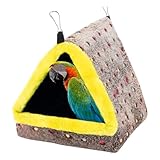 Scakeet Bed - Weiche Plüsch -Hängematte Hängen Auf Käfigzelt Für Vögel Mehrzweckverdickte Baumwollnest Bietet Komfort Und Wärmekockatoo - Lovebird Eclectus | Ideale Vogelkäfige Viaries Homes