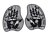 arena Unisex Schwimm Wettkampf Trainingshilfe Hand Paddle Vortex (Ergonomisch, Für Kraft- und Techniktraining), Silver-Black (15), M