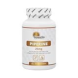 Sowelo - Piperin 25mg, Nahrungsergänzungsmittel,...