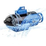 OBEST Mini Fernbedienungs U-Boot, RC Simuliertes U-Boot Modell, Elektrisches Tauchboot Spielzeug Geeignet für Aquarien, Badewannen und Schwimmbäder, Ferngesteuerte Rennboot USB-Aufladung