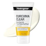 Neutrogena Curcuma Clear Beruhigende Feuchtigkeitspflege 75 ml, feuchtigkeitsspendende Gesichtspflege Creme mit Kurkuma, leichte Gesichtscreme bei unreiner, sensibler Haut