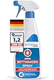 Patronus Bettwanzen-Spray zur effektiven Bettwanzen-Abwehr 500 ml - Sofortschutz-Mittel gegen Bettwanzen - mit dezentem Eukalyptus/-Zitrusduft - hochwirksam & laborgeprüft