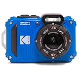 KODAK Pixpro WPZ2 - Digitalkamera Kompakt 16M Pixel, Wasserdicht bis 15m, Stoßfest, Video 720p, LCD-Bildschirm 2,7 - Li-Ionen-Akku, Blau