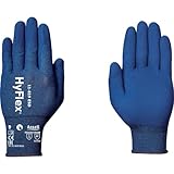 Ansell AlphaTec Arbeitshandschuhe Größe 9.5 Chemikalienbeständig Latex Schwarz 1Paar