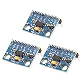 ADXL345 Modul 3 Stück Beschleunigungssensor 3-Achsen Accelerometer GY-291 Digitales Schwerkraft Sensor Modul IIC/SPI Übertragung für Arduino Ra-Pi