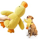 Ambolio Hundespielzeug Unzerstörbar, Gelb Anti Stress Ente...