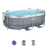 Bestway Power Steel Pools-Oval, mehrfarbig