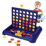 Vier Gewinnt 4 Gewinnt Klassisches Strategiespiel mit ABS-Material Familienspieleabend, Kindergeburtstag, Schulaktivitäten Für Erwachsene Kinder ab 6 Jahren​