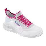 Kempa Kourtfly Jr Handball-Schuhe, weiß/Cyan/Purple, 39 EU