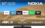Nokia 50 Zoll (126cm) QLED 4K UHD Fernseher Smart Android TV...