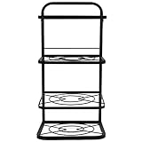 Fyearfly Küchentopf-Organizer, 4 Ebenen, höhenverstellbar, platzsparendes Pfannenregal für Unterschrank, Arbeitsplatten-Aufbewahrungslösung