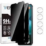 Yenwen Sichtschutzfolie für Xiaomi Redmi 15C 4G / 5G für Panzerglas, 2 Stück Sichtschutz und 2 Stück Kameraschutz, 9H Härte Privacy Schutzfolie Folie Anti Spy Blickschutzfolie