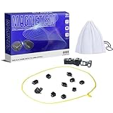 Magnetisches Schachset | Kampfschach mit Magneteffekt, pädagogisches Schachspiel Damespiel, tragbares Schachbrett Partyzubehör für Familientreffen und Reisen (String Model)