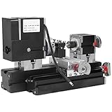 Metall-Rotationsdrehmaschine, 12000 U/min Motor Multifunktionale Mikro-Drehmaschine mit Bohrfutter zur Bearbeitung von Holz und Kunststoff(#1)