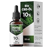 Bio CBD Öl 10% Vollspektrum - Bio Hanf CBD Tropfen mit...