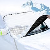 FBVVYTK Auto Windschutzscheibenabdeckung,für Ford Puma St/Puma ST-Line X/Puma Titanium Gegen Schnee EIS Frost Staub UV Windschutzscheibe Abdeckung Eisschutzfolie Auto Zubehör