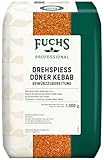 Fuchs Professional - Drehspiess Döner Kebab Gewürzzubereitung | Gewürz für den typischen-Döner Geschmack | Profi-Qualität für Großverbraucher und Gastronomie | 1 kg im recyclebaren Beutel