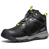 KEEN Unisex Kinder Wanduro Mid Waterproof Wanderstiefel, Schwarz Silberfarben, 24 EU
