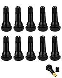 KEMUZ 10er Set TR413 Reifenventil Hochwertige Gummiventile – Universell für Auto, Motorrad & Fahrrad – Langlebig, Dicht & Einfach zu Montieren