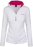 Rock Creek Damen Fleecejacke Fleece Jacke Übergangs Jacke Sweatjacke D-389 [White M]