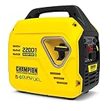 Champion 2200 'The Mighty Atom' (Dual Fuel LPG/Benzin-Generator, 2,2 kW, mit LED-Anzeigen, mit ECO-Modus) 92001i-DF-EU