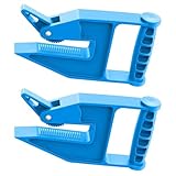 VERDANVERSE 2 Stück 2 Stück Mattenabzieher mit Ergonomischem Griff Hochleistungs Mattengreifer für Stallmatten Gummimatten und Pferdeboxen Robustes Greifwerkzeug zum Einfachen Anheben und