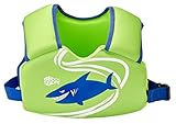BECO-Sealife Schwimmweste Kinder 2–6 Jahre, Bequeme Kinder Schwimmlernweste für Mädchen & Jungen von 15–30 kg mit Sicherheitsverschluss – in Grün
