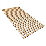 Betten-ABC Madera Rollrost XXL mit 23 extra stabilen Leisten aus massiven Buchenholz, für alle Matratzenarten geeignet, TÜV SÜD GS-geprüft, 90 x 200 cm