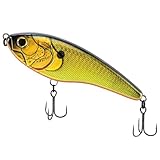 Dr.Fish Jerkbait Wobbler für Hecht 130mm/57g Angelköder zum Hecht Zander Raubfisch Kunstköder Langsam Sinkende Forellen Köder in Fängigen Farben Angelzubehör Süßwasser Salzwasser (Sonnenfleck)