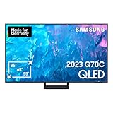 Samsung QLED 4K Q70C 55 Zoll Fernseher (GQ55Q70CATXZG, Deutsches Modell), Quantum Prozessor 4K, Motion Xcelerator Turbo+, Quantum HDR, Smart TV [2023]