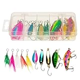 Künstliches Köder-Set, 20 Stück, Bass-Köder, zum Fangen von Karpfen, Barsch, Fischen, Wasser und Salat, Geschenk für Herren, Vater