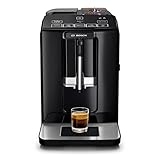 Bosch VeroCup 100 TIS30159DE Kaffeevollautomat (1300 Watt, Keramikmahlwerk, Direktwahltasten) schwarz