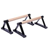 Stretch Stand Liegestützständer Personalisierte Stangen Holz Push Up Bar Handstandstangen Calisthenics Handstand Einzelne Doppelgriffe Kopfstand Regal Push