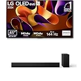 LG Bundle OLED65G48LW TV 65' (165 cm) OLED evo Fernseher DSG10TY 3.1 Dolby Atmos Soundbar (420W) mit kabellosem Subwoofer